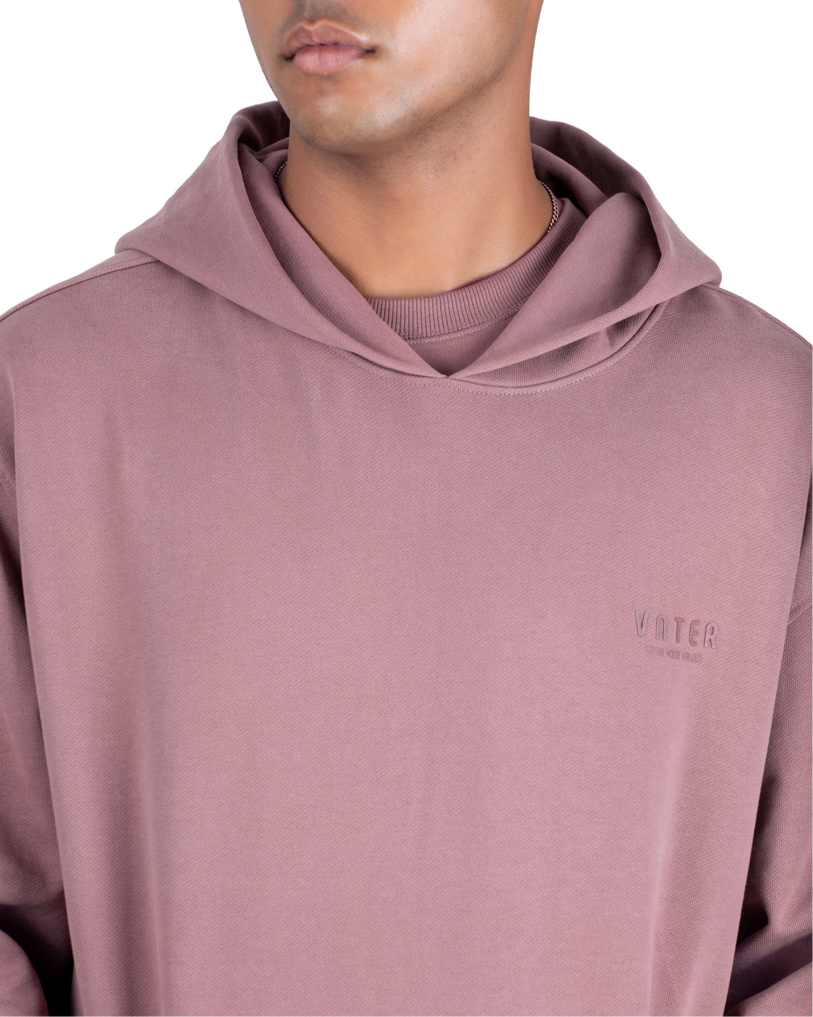 ROSE TAUPE HEAVY WEIGHT HOODIE