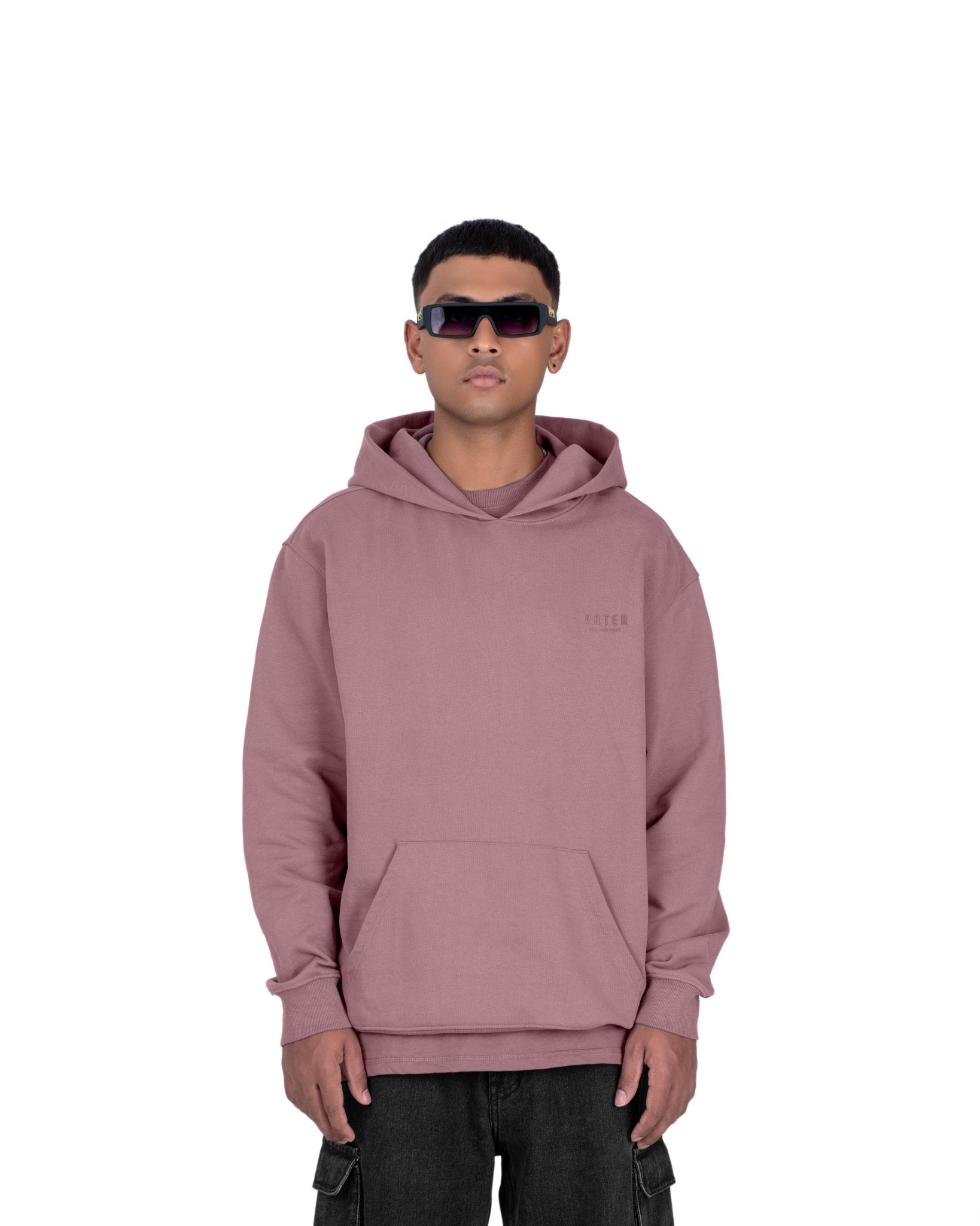 ROSE TAUPE HEAVY WEIGHT HOODIE